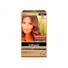 Aromaganic 天然有机草本染发膏染发剂 7.0N-亚麻色（安全无毒 不含PPD）